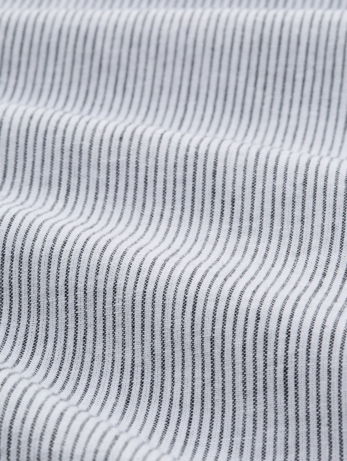 Tom Tailor Striped Cotton Linen Shirt (White)