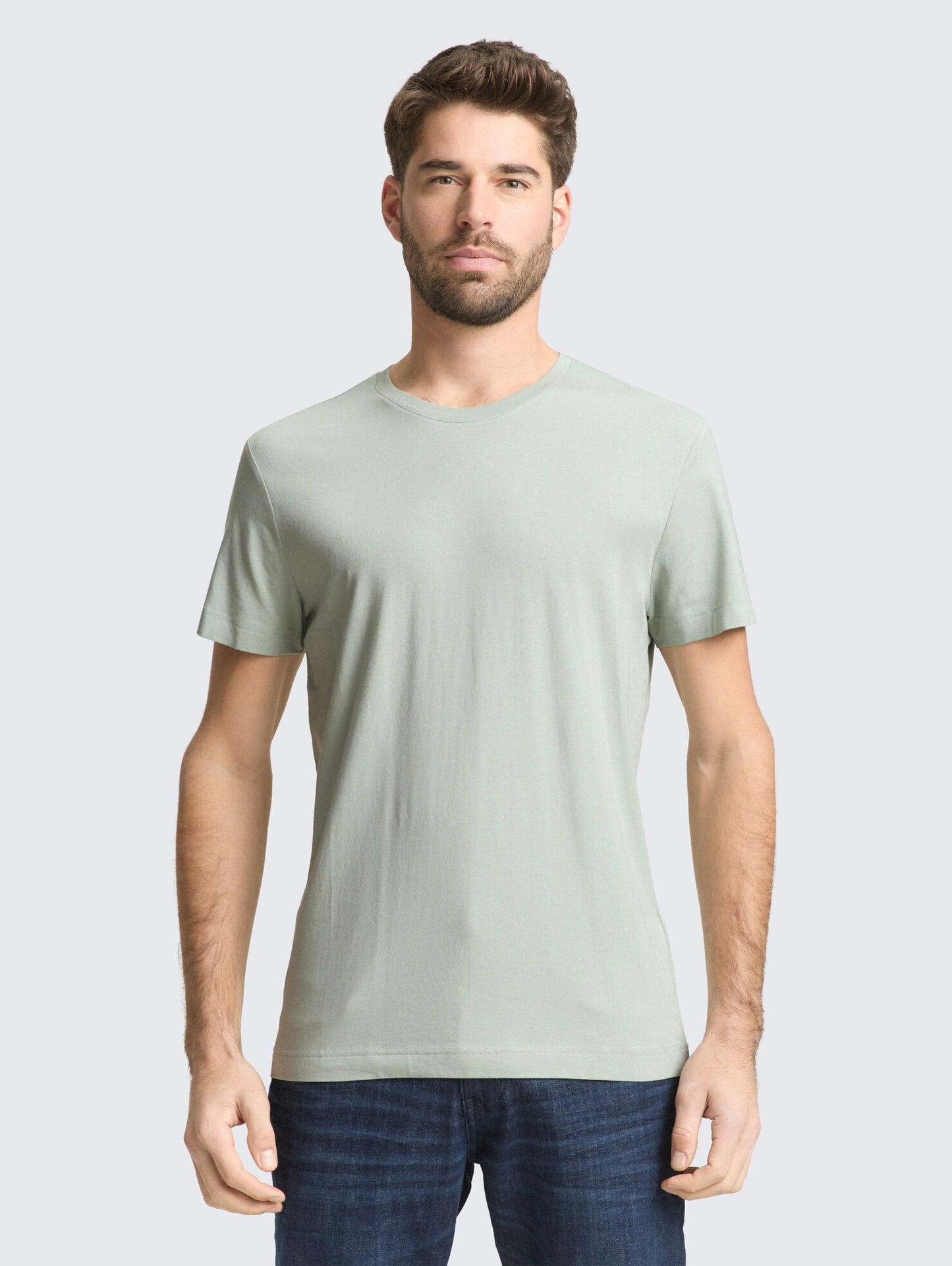 Fitted Basic T-Shirt (Sage)