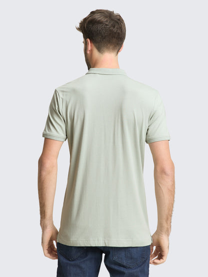 Fitted Basic Polo (Mint)