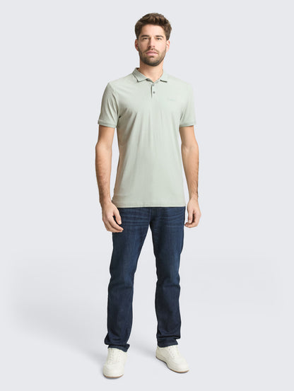 Fitted Basic Polo (Mint)