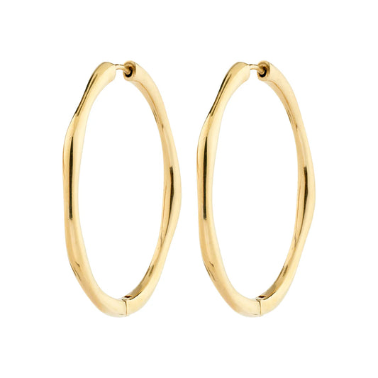 HAZE Hoop Earrings (Gold)