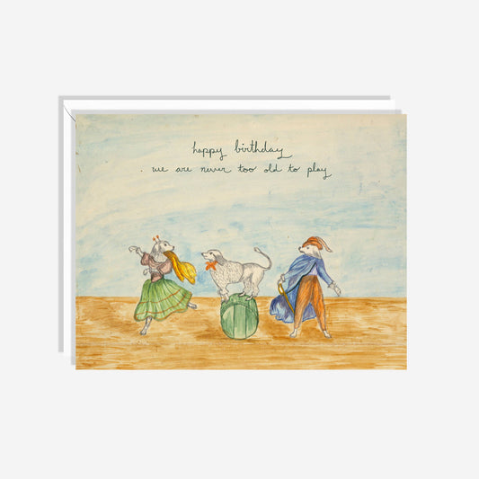 Never Too Old | Cute Birthday Card