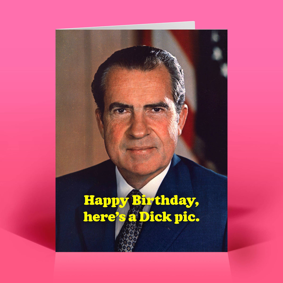 Funny Birthday Card – DICK PIC – Vintage Sassy Humor