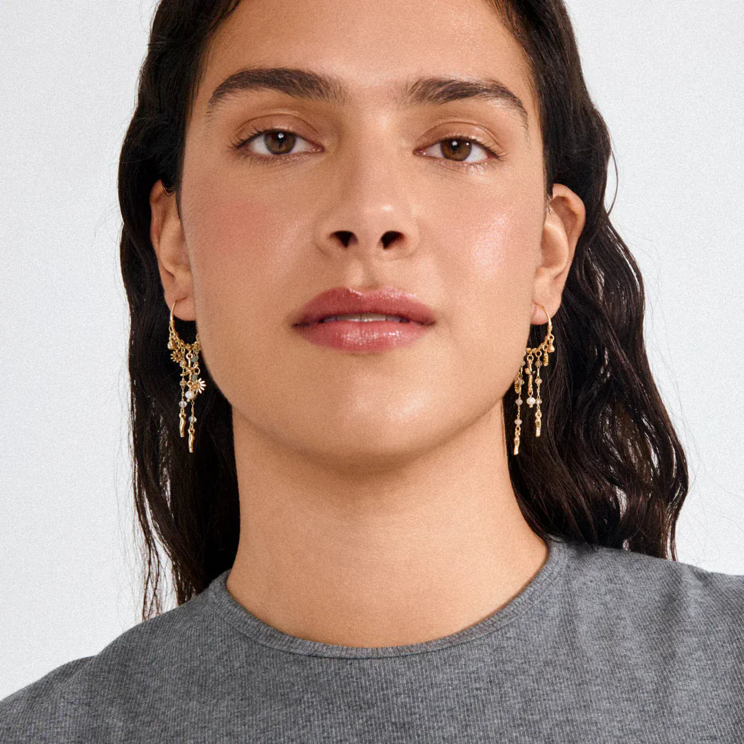 PRISM Hoop Earrings (Gold)