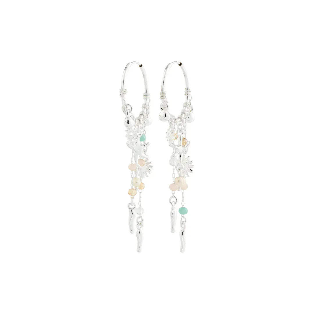 PRISM Hoop Earrings (Silver)
