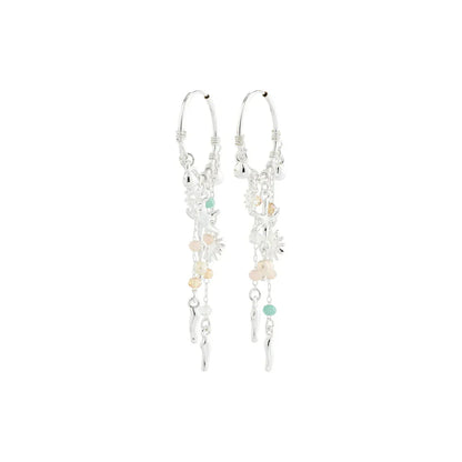 PRISM Hoop Earrings (Silver)