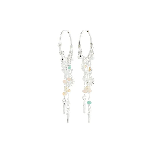 PRISM Hoop Earrings (Silver)