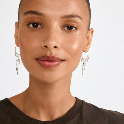 PRISM Hoop Earrings (Silver)