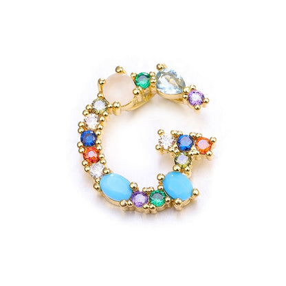 Gem Initial Necklaces (Multi)