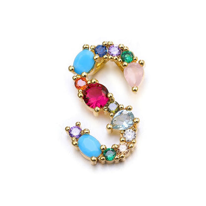 Gem Initial Necklaces (Multi)