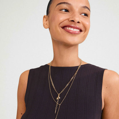 BREEZE 2-in-1 Necklace (Gold)