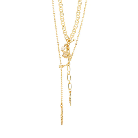 BREEZE 2-in-1 Necklace (Gold)