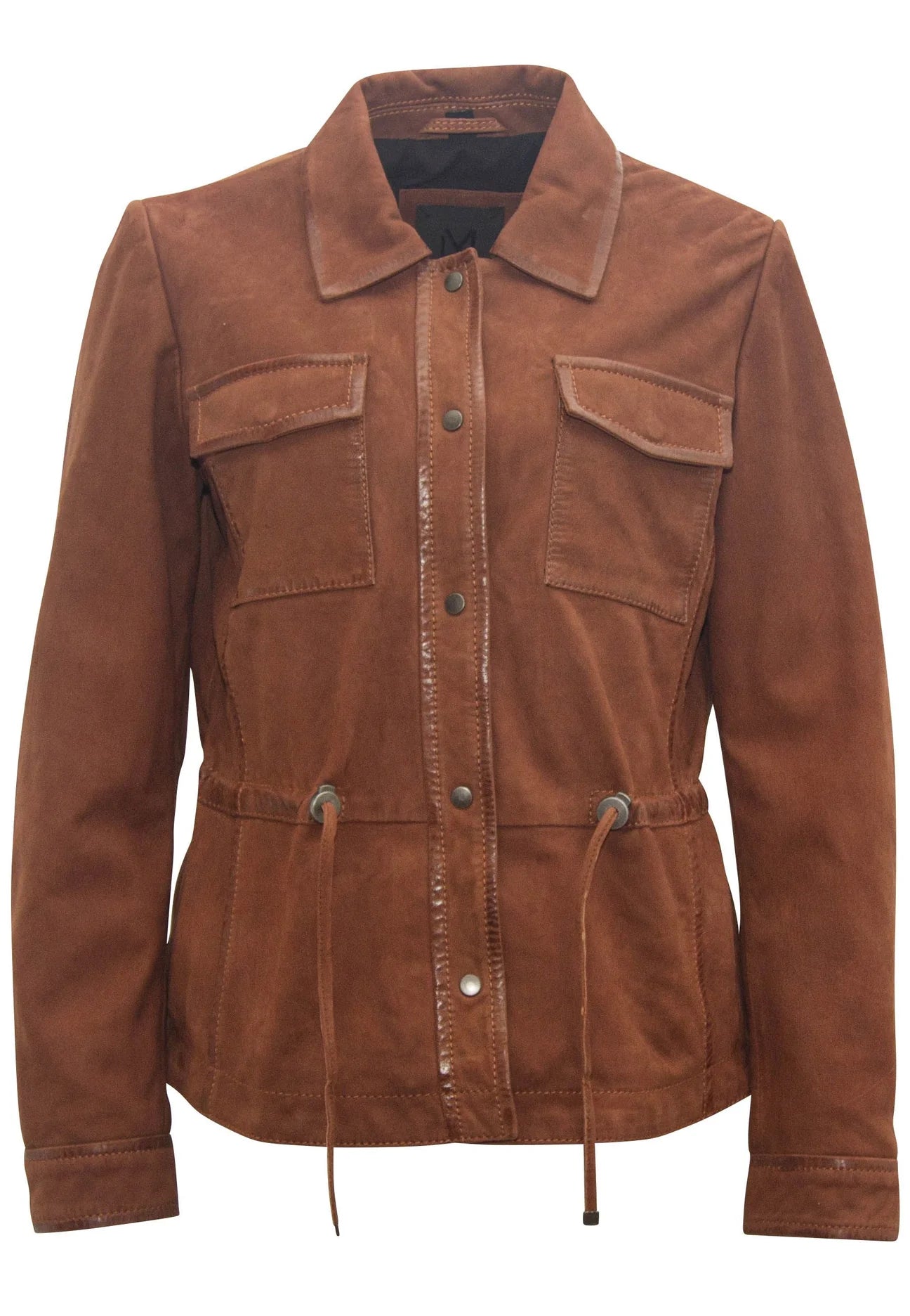 Amaly Leather Jacket (Brown)