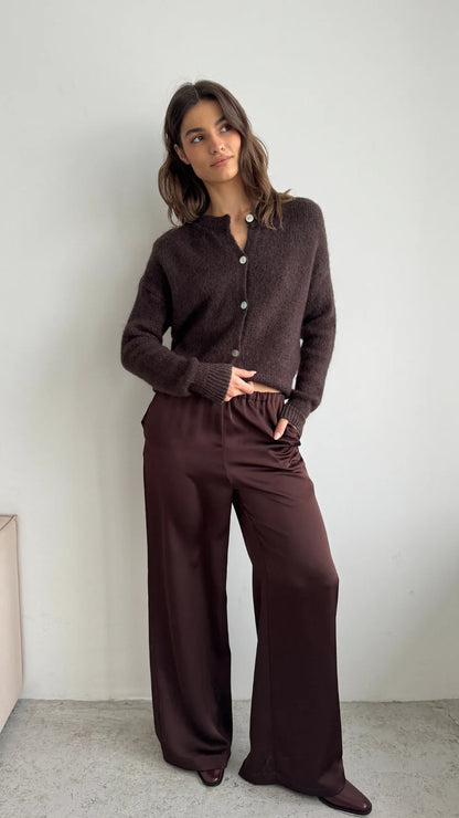 Reyna Cardigan (Dark Espresso)