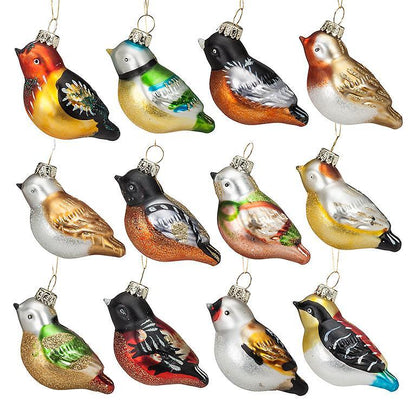 Songbird Glass Ornament