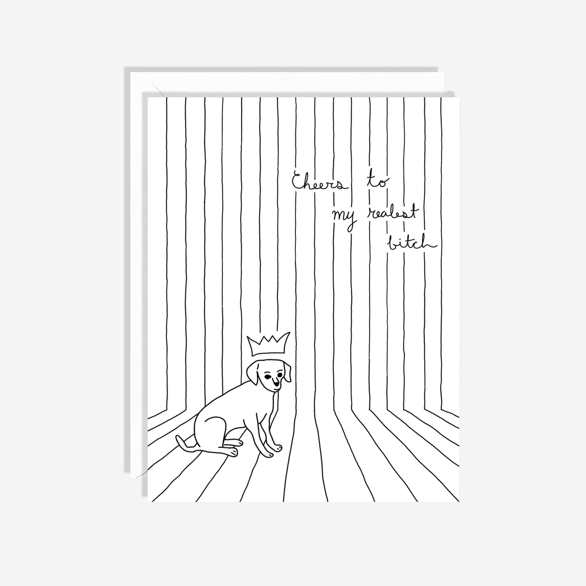 Realest Bitch | Illustrated Birthday Card