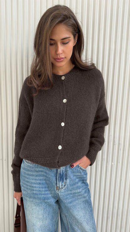 Reyna Cardigan (Dark Espresso)