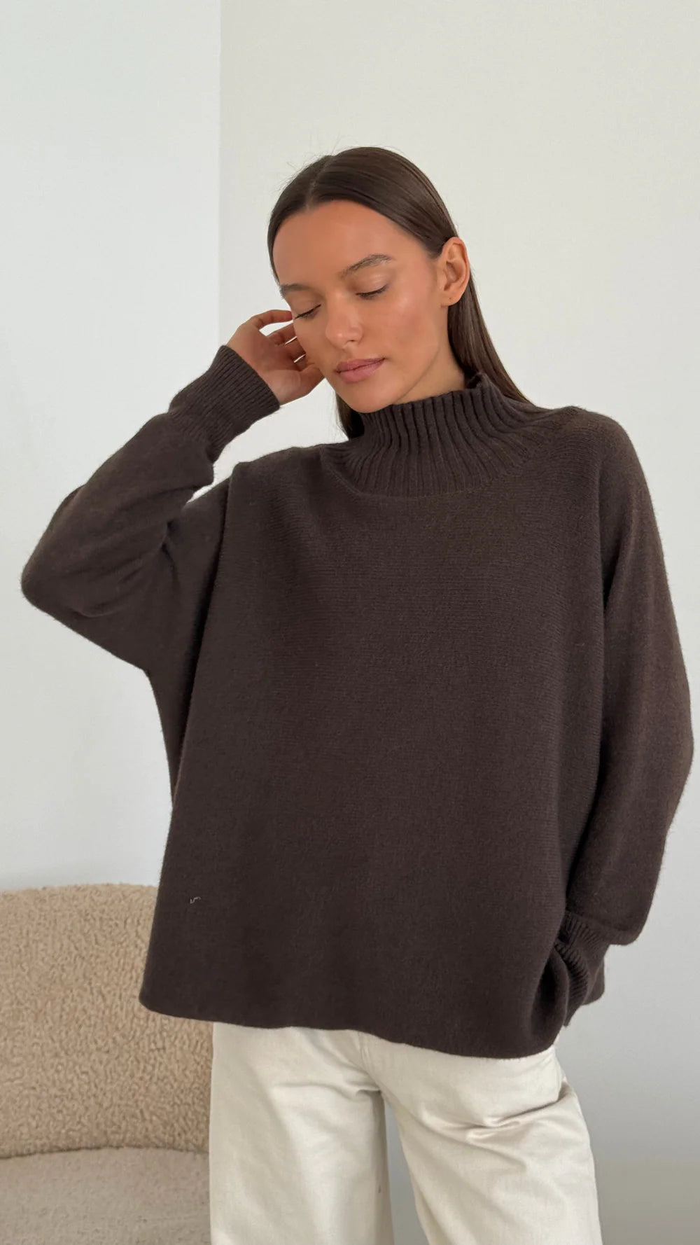 Alma Sweater (Dark Espresso)
