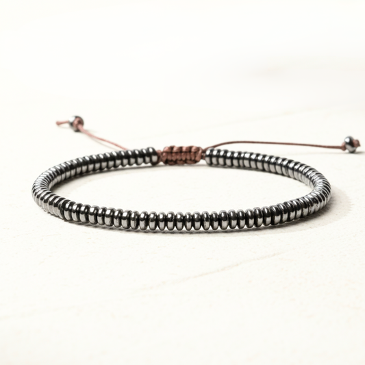 Men's Hematite Stone Bracelet