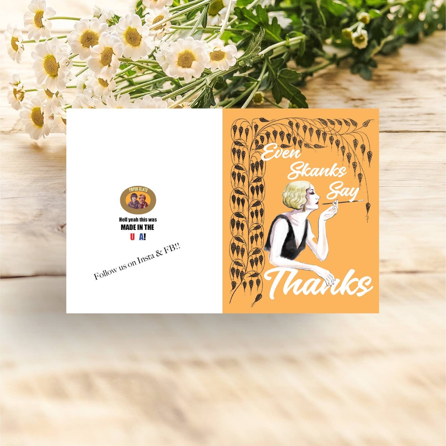 Even Skanks Thank You Card