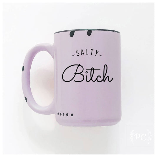 Salty Bitch | Ceramic Mug (Purple)