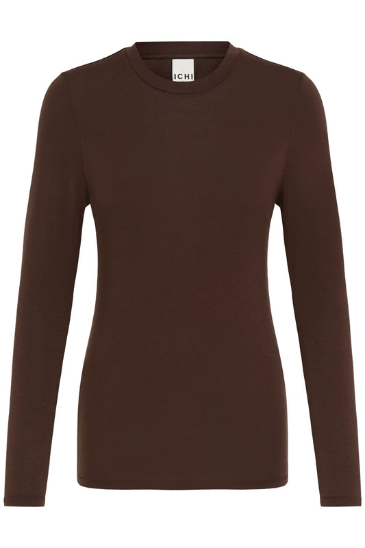 Ihphiluca Long Sleeve Top (Coffee Bean)