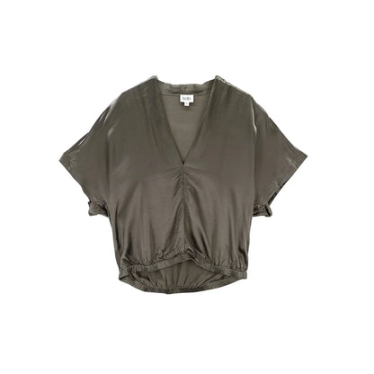 Nola Satin Top (Troops)