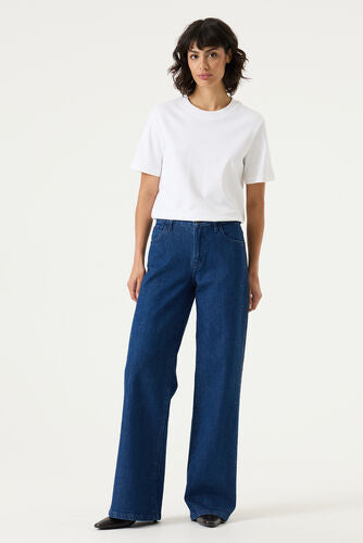 Celia Wide Pinstripe Jean