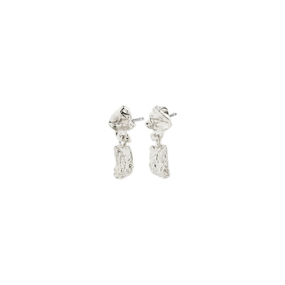 Ami Mini Drop Earrings (Silver)