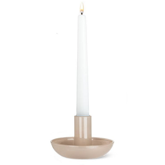 Glass Taper Holder (Taupe)