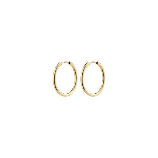 April Small Hoop Earrings (Gold)