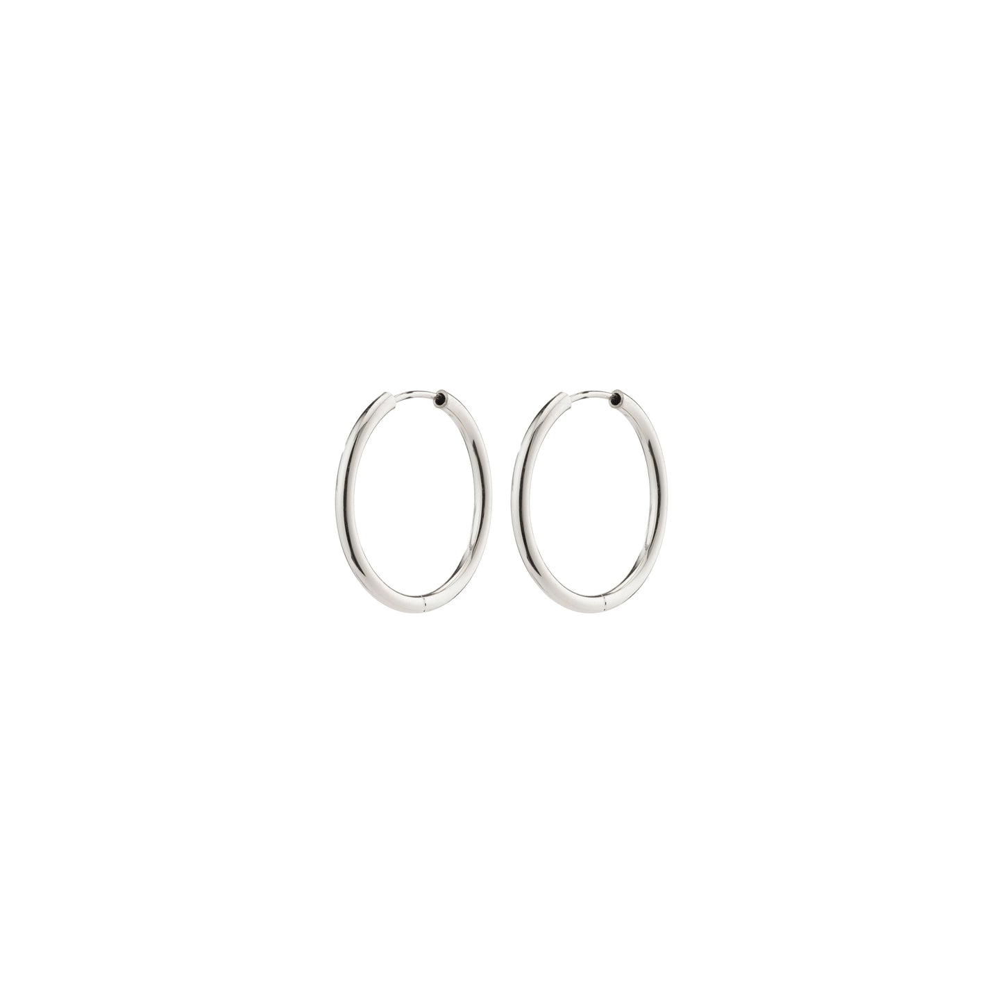April Small Hoop Earrings (Silver)