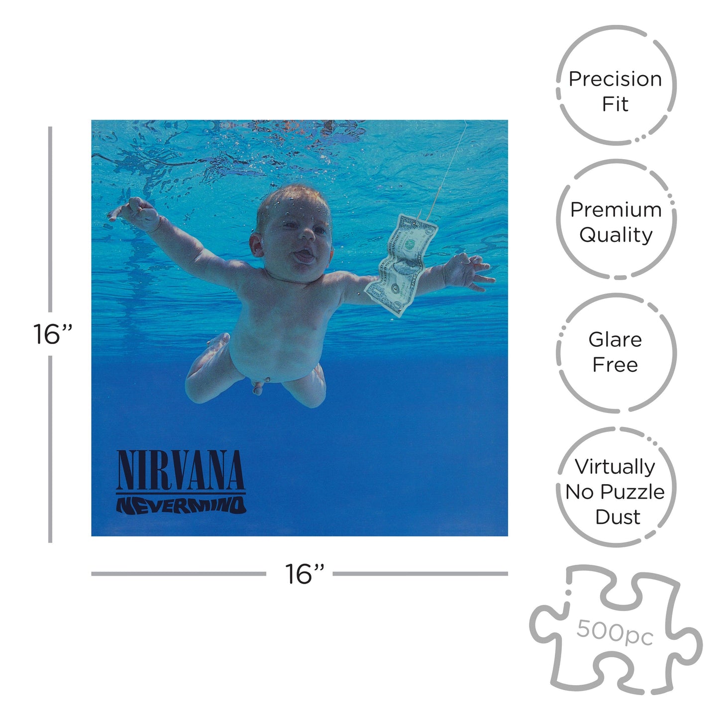 Nirvana Nevermind Jigsaw Puzzle (500 Pieces)
