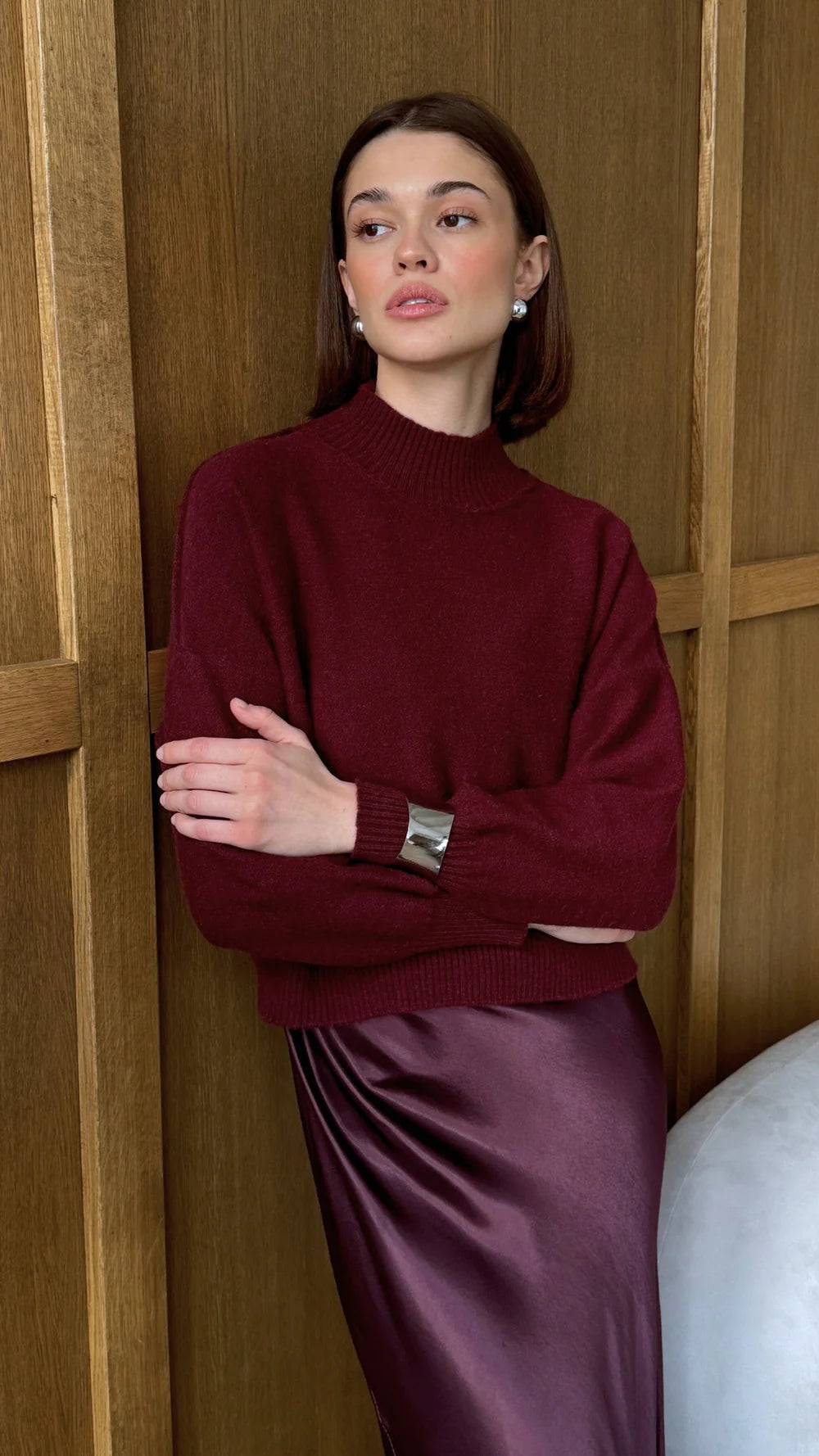 Lottie Sweater (Burgundy)