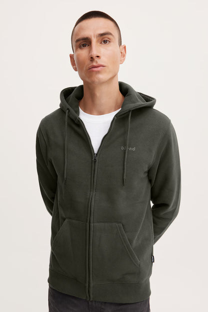 Bhdowntown Full Zip Hoodie - Forest