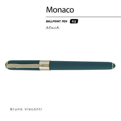 Forest Green Monaco Fine Point Soft Touch Pen, 0.5mm