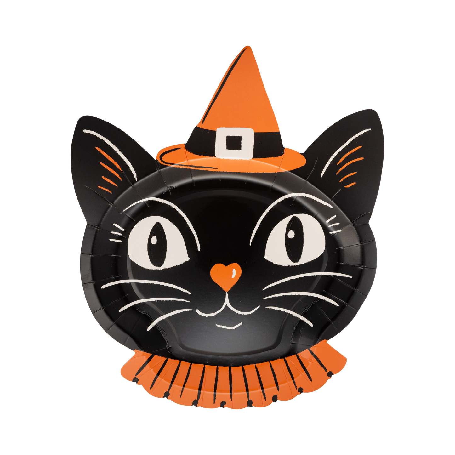 Vintage Witchy Cat Disposable Plates