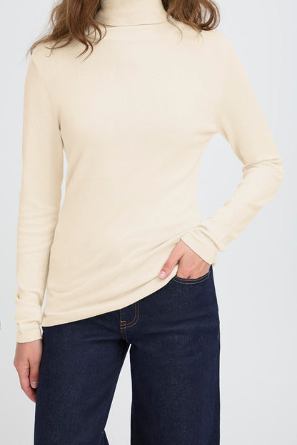 Ihmafa Long Sleeve Turtleneck (White)
