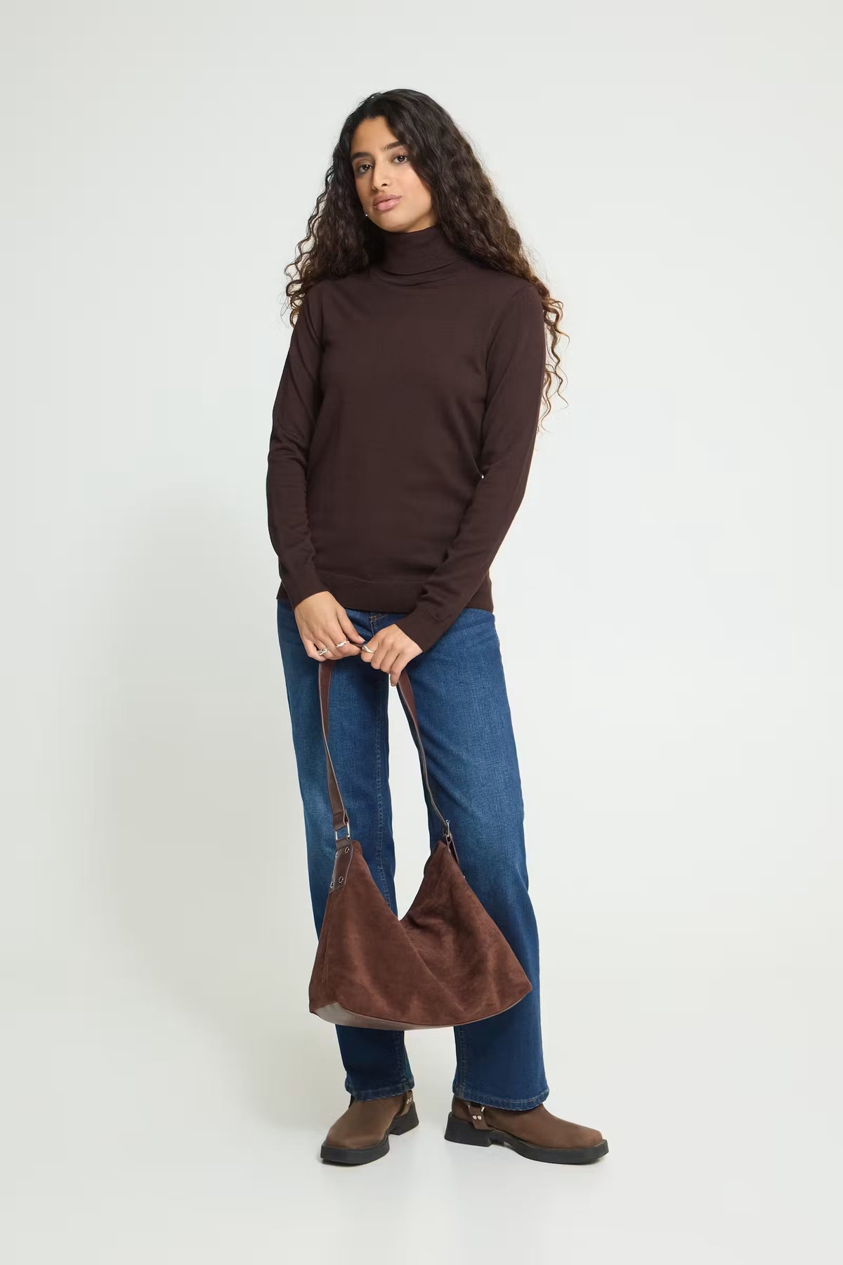 Ihlula Lightweight Turtleneck (Brown)