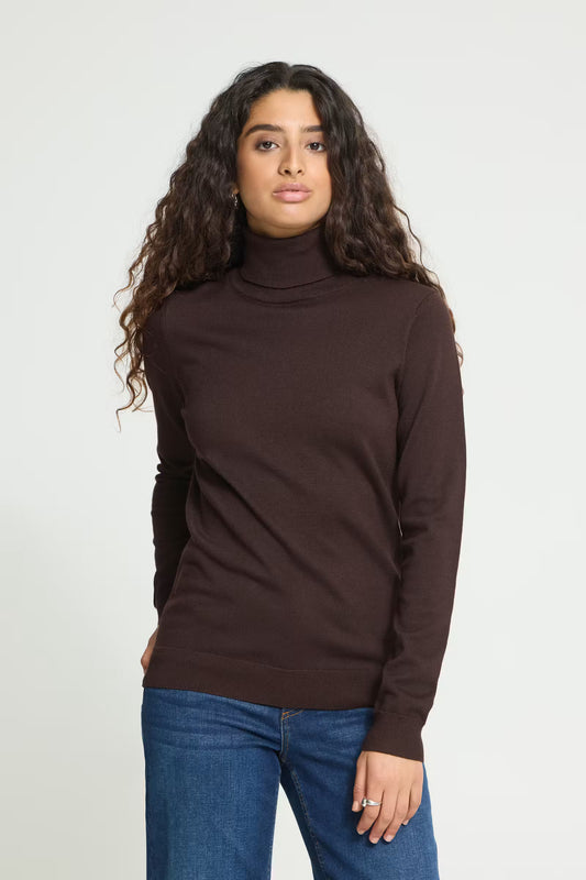 Ihlula Lightweight Turtleneck (Brown)