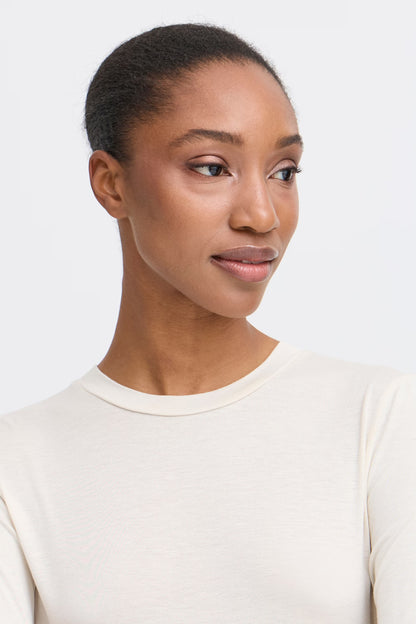 Ihphiluca Long Sleeve Top (Almond Milk)