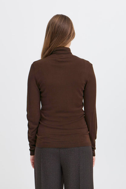 Ihmafa Long Sleeve Turtleneck (Brown)
