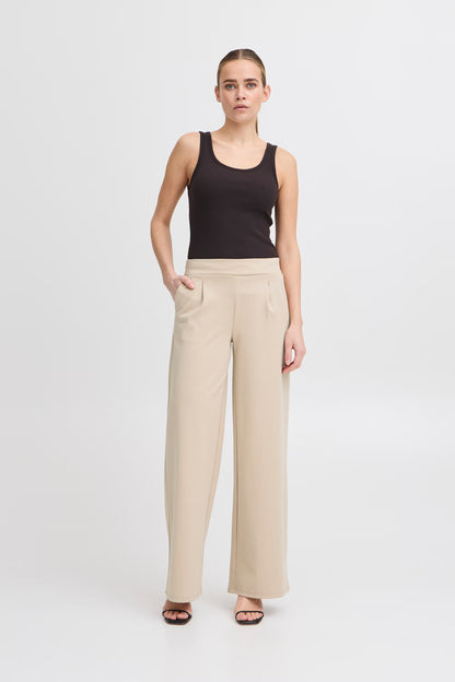 Ihkate Wide Leg Pant (Doeskin)