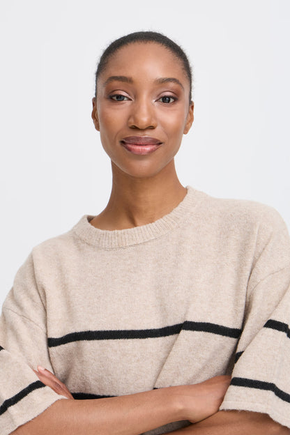 Ihdasila Short Sleeve Top (Oatmeal)