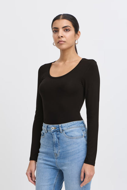 Ihzola Plain Top (Black)