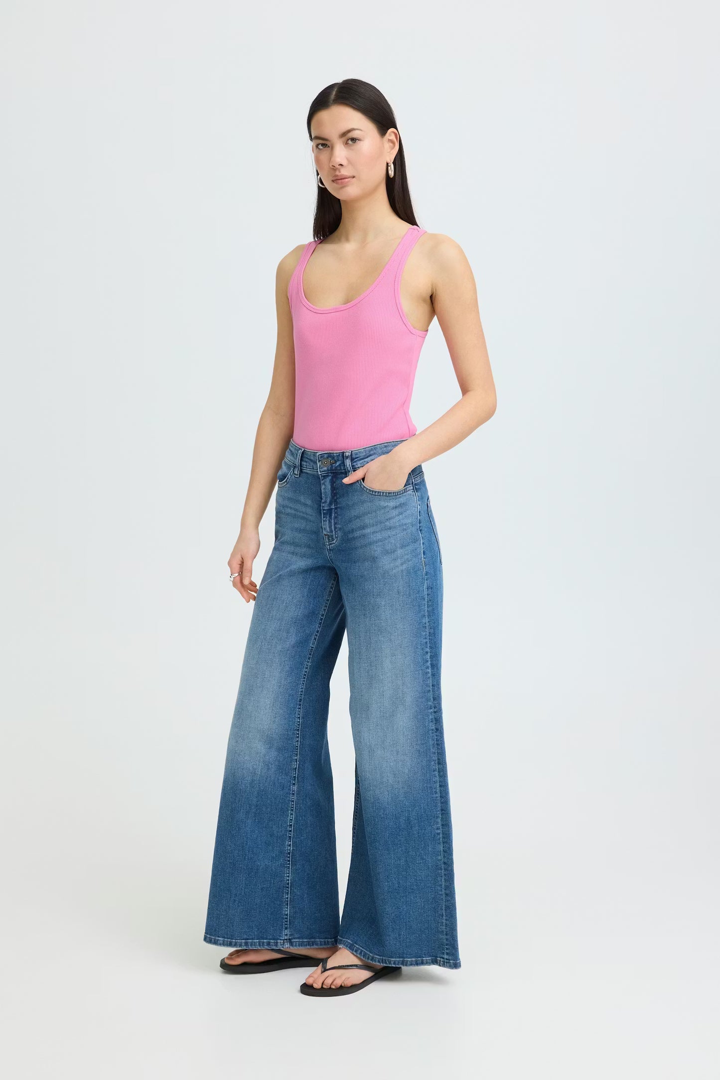 Ihpalmer Rib Box Top (Pink)