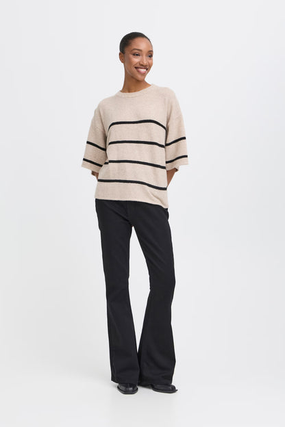 Ihdasila Short Sleeve Top (Oatmeal)