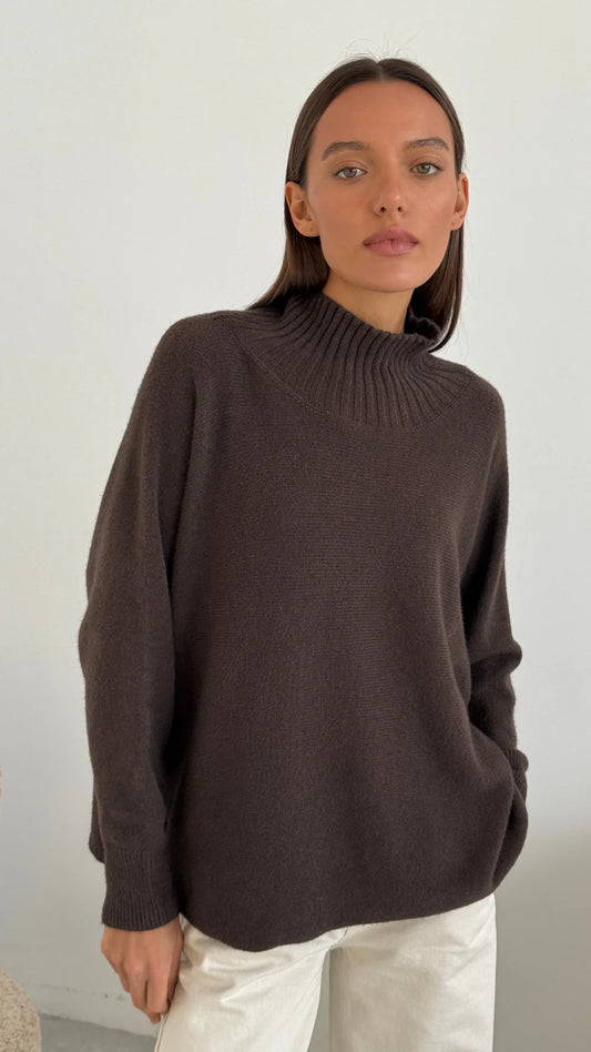 Alma Sweater (Dark Espresso)