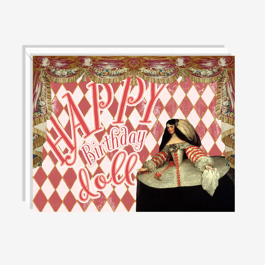 Happy Birthday Doll Card