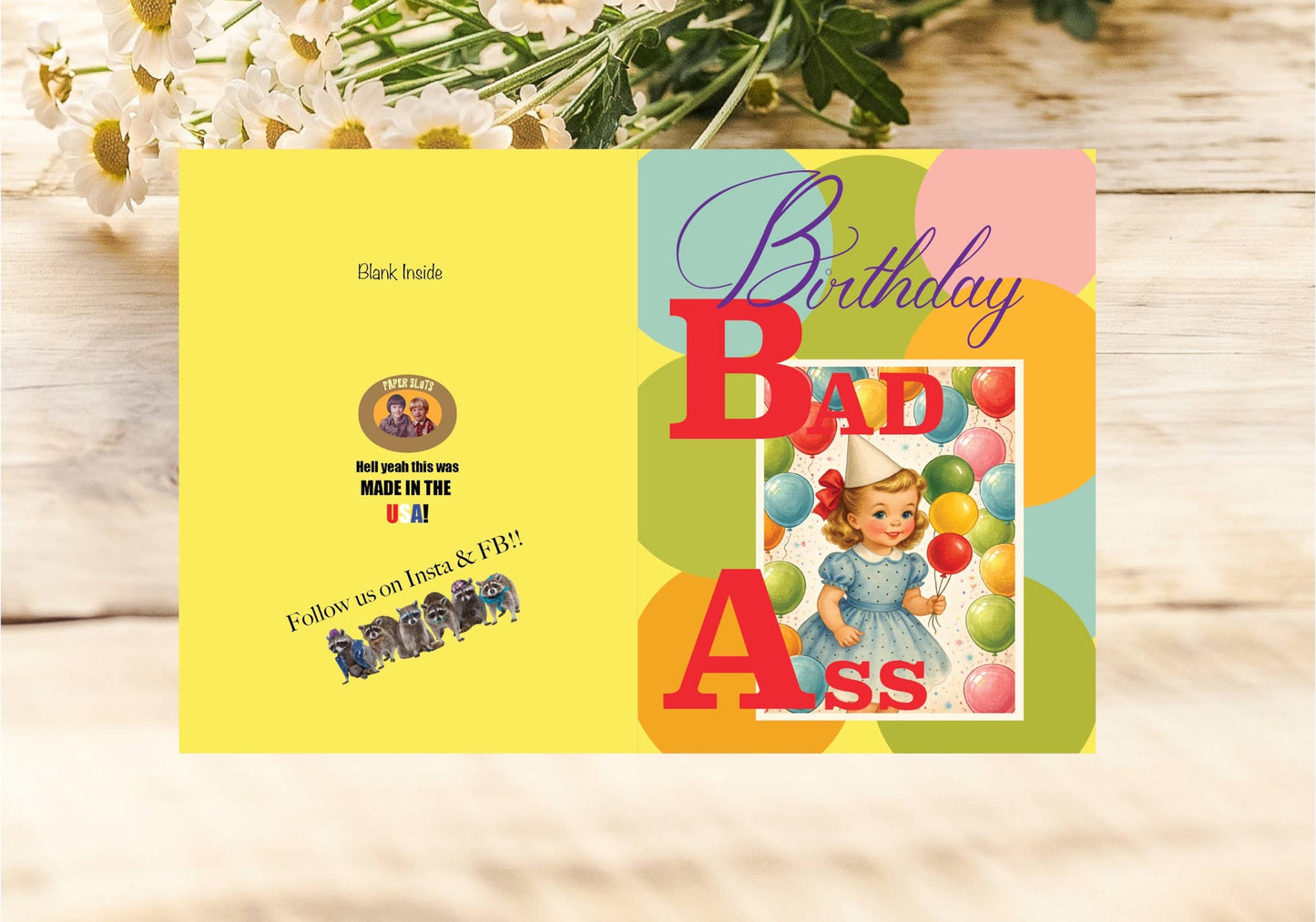 Birthday Bad Ass Card